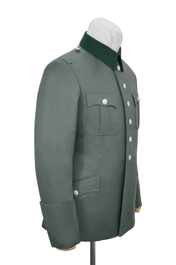 Chaqueta túnica de servicio de gabardina oficial M28 Heer alemán de la Wii GUDA-B012-OFF