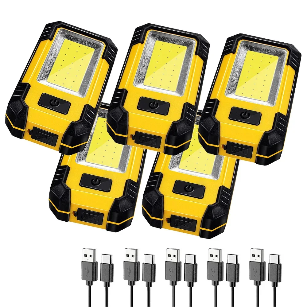 KDULIT 4000 mah Led Arbeit Licht Wiederaufladbare Super Helle COB Taschenlampe Mit Magnetische Tragbare Outdoor Camping Laterne Notfall Lampe 10
