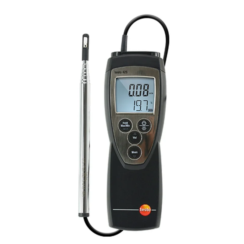 Testo425 Hot Wire Anemometer Anemometer Thermal Anemometer Testo 425 with High Precision