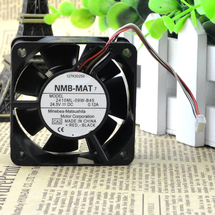 NEW ORIGINAL 2410ML-09W-B45 24.5V 0.12A 6025 60*60*25 mm COOLING FAN