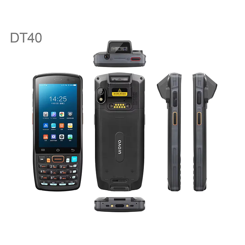 Touch Screen DT40 Mobile Data Collection Terminal IP67 Android 9.0 PDA Handheld Computer Distribution Devices 1D2D Scanner