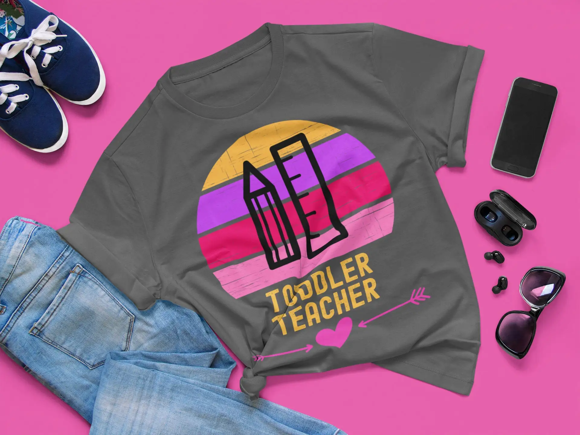 Koszulka dla nauczyciela w przedszkolu Dostawca edukatora wczesnego dzieciństwa S Eduation Maluch Elementary