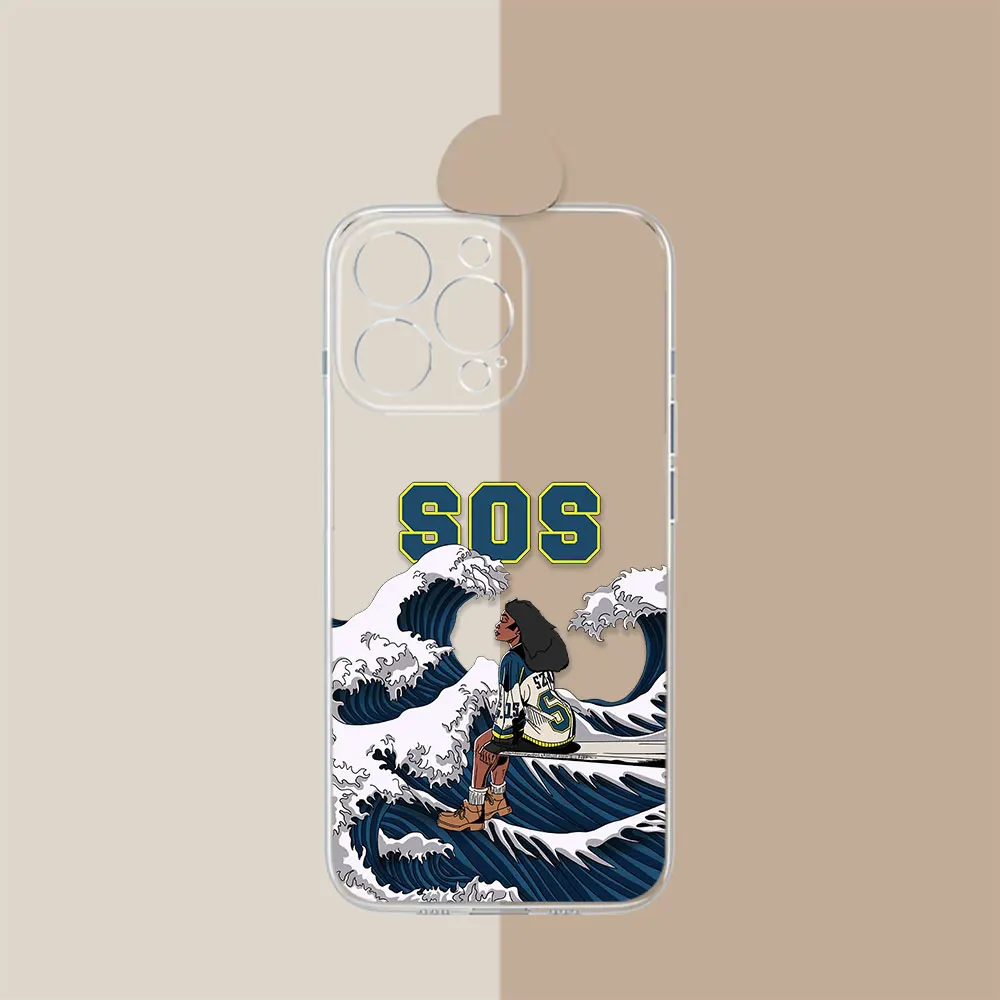 Singer SZA SOS Cool Phone Phone Case For Infinix Note 40PRO 30 30 12 Vip 12G96 11 10 Tecno Camon 30 20 19 Pova 6 5 PRO 4 3 Cover