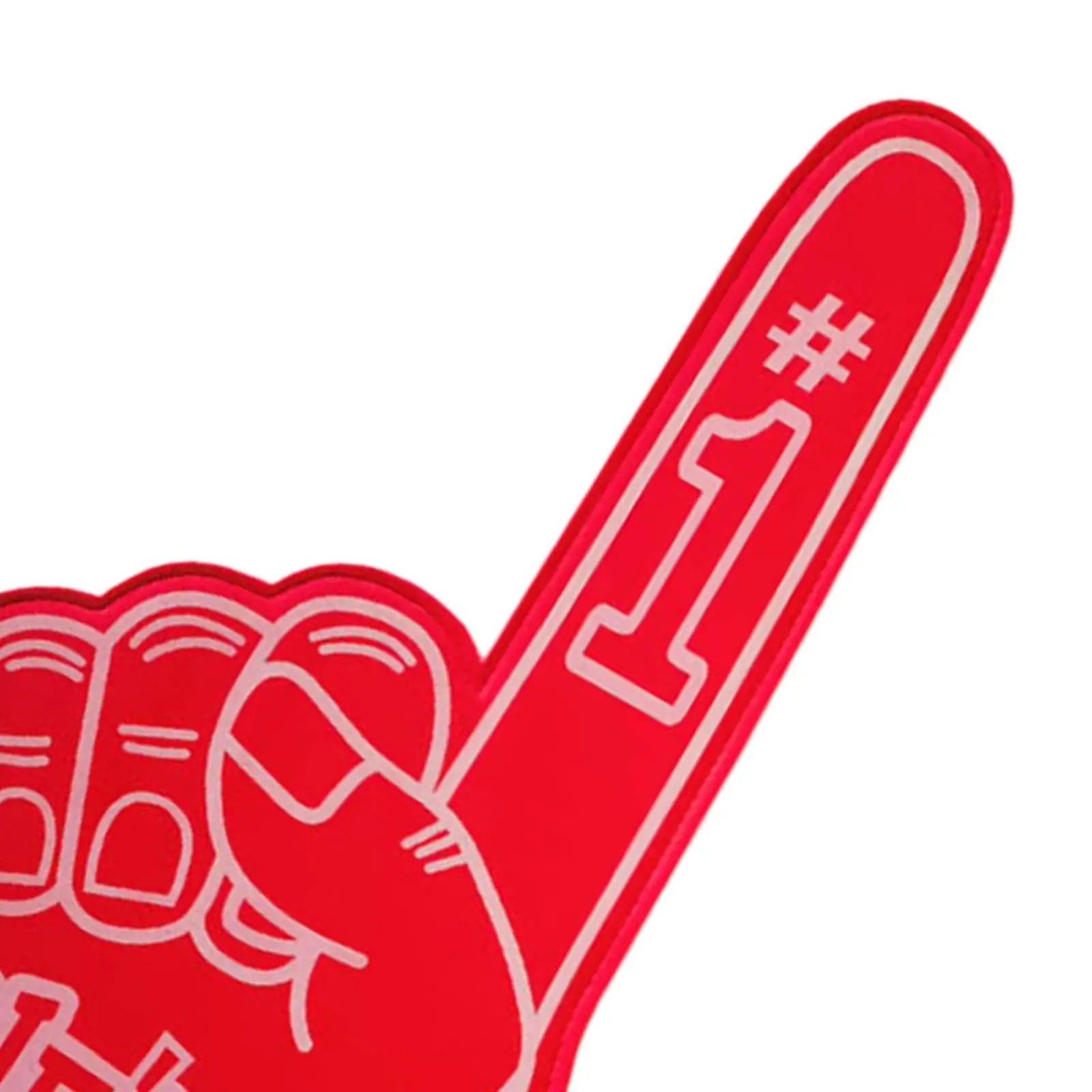 Lightweight Cheerleading Foam Hands for School Sports Gifts Large EVA Finger Gloves Fan Favorite