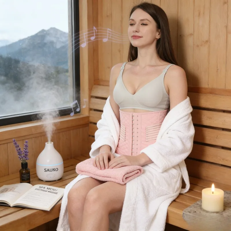 通気性のあるマタニティ腹部バインダー、自然分娩・帝王切開後の回復用産後サポートベルト