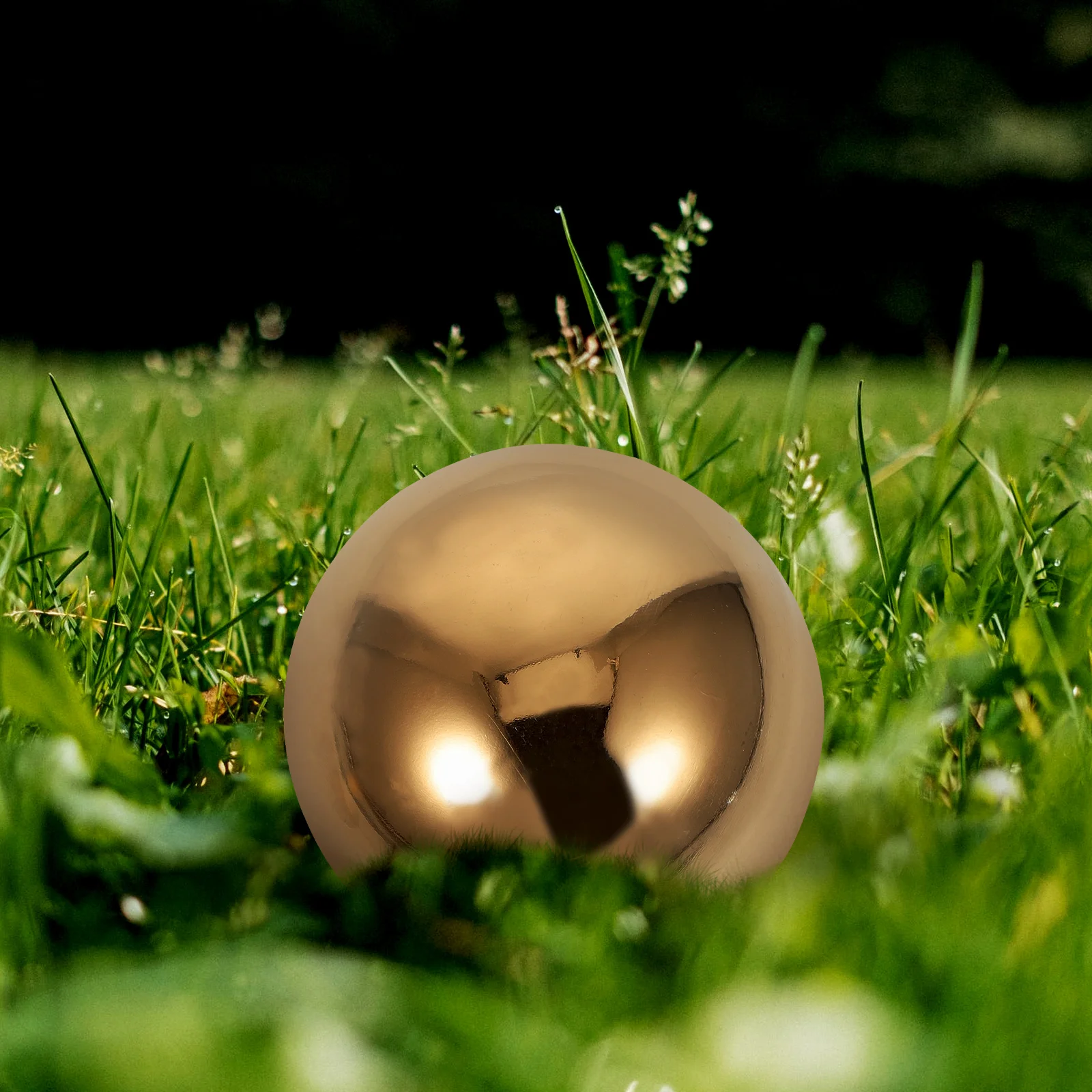 

3Pcs Stainless Steel Gazing Ball Hollow Design Polished Finish Decorative Sphere for Garden Home Office Indoor Outdoor Use