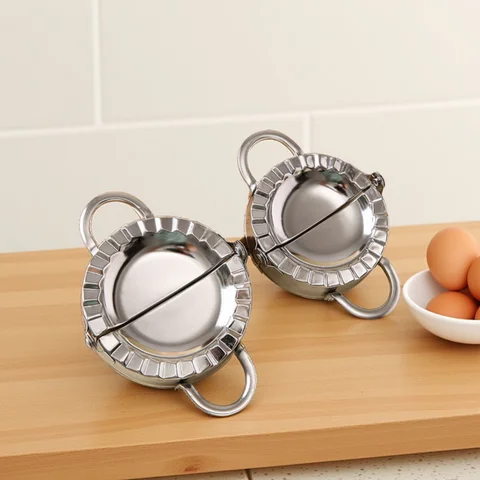 Dumpling Maker Stainless Steel Dumpling Mold Empanadas Ravioli Maker Metal Dumplings Press Gyoza Mould Gadgets Kitchen Utensils