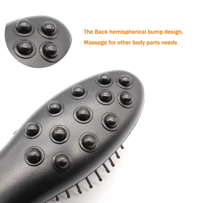 Electric Massage Comb Vibrating Hair Brush Comb Massager Hair Scalp Head Blood Circulation Comb Brush Cellulite Massager