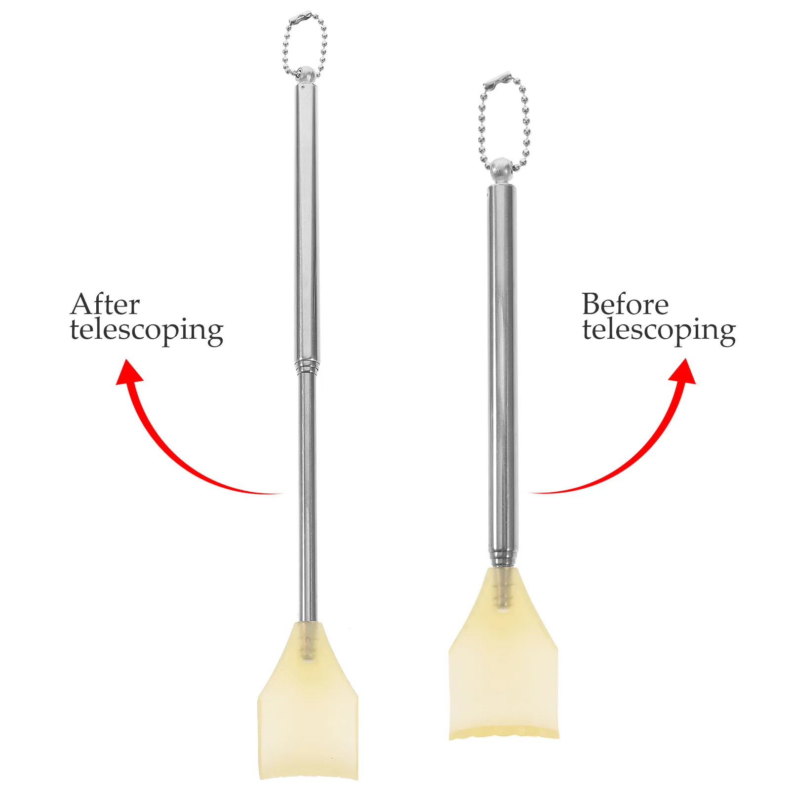 10Pcs Back Scratcher Stainless Steel Retractable Handy Back Scratching Massage Tool Itch Relief Scratch Stick Outdoor