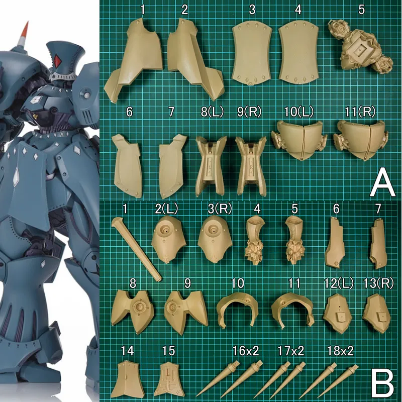 1/100 Arcana Siren FSS Unpainted Unassembly Diy Robot Resin Model Renovation Kit B_1391