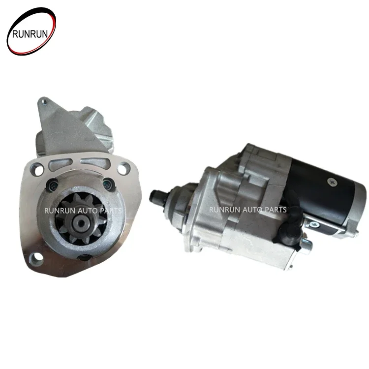 12V 10T 37MT Auto Starter Motor For JOHN DEERE LOADER 544G 624E 624G 028000-329 128000-077 QD6106A