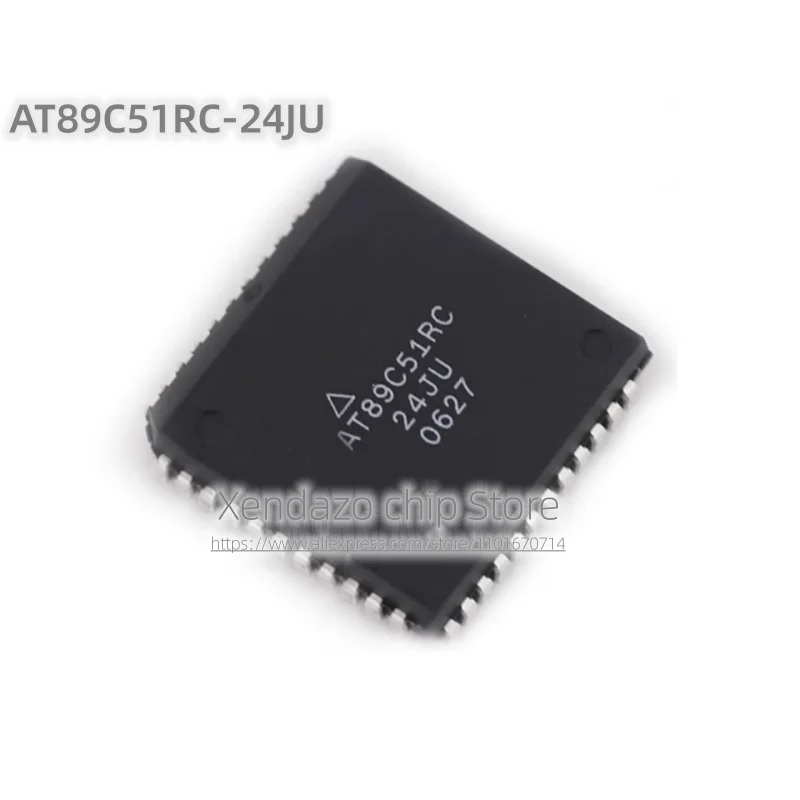 1pcs/lot AT89C51RC-24JU AT89C51RC PLCC-44 package Original genuine Microcontroller chip