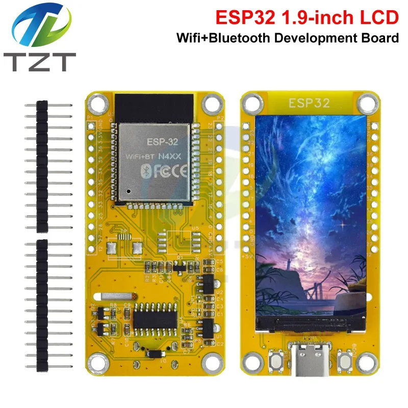 1-3pcs-esp32-hmi-4m-flash-para-arduino-lvgl-wifi-bluetooth-ch340-tela-inteligente-de-19-polegadas-170-320-modulo-lcd-tft-ips-de-19-polegadas