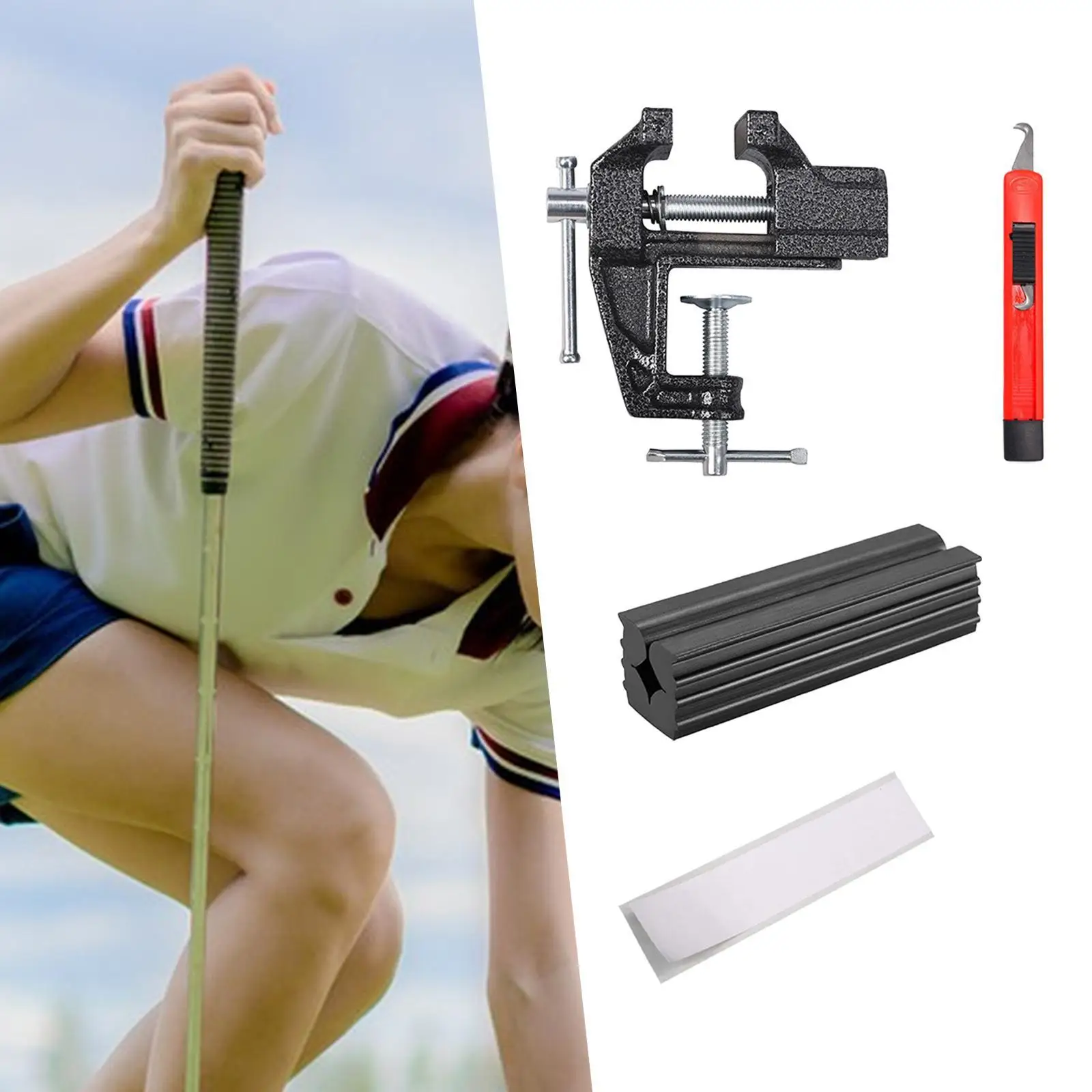 

Golf Club Regripping Tools Portable DIY Comfortable Grip Golf Grip Kits