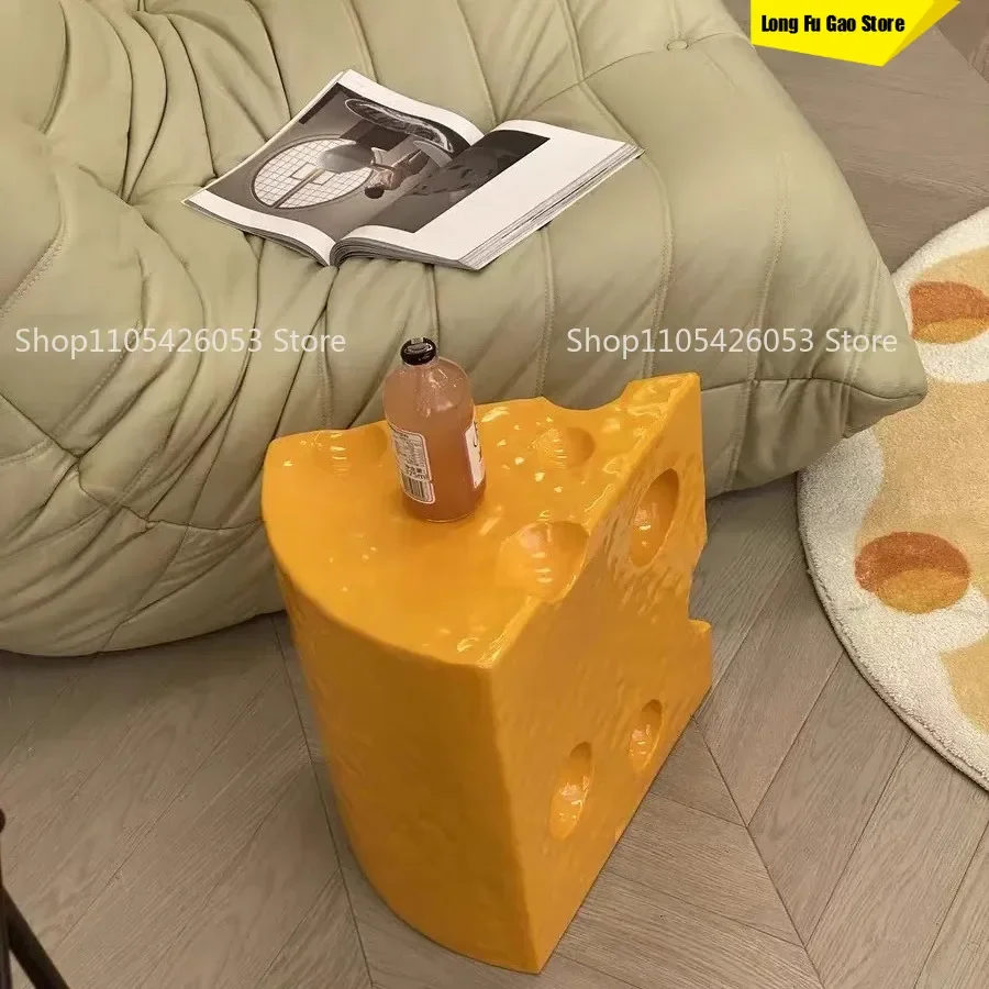 Advanced Trend Home Cheese Cheese Stool Home Door Shoe Stool Internet Celebrity Creative Living Room Decoration Sofa Ornament