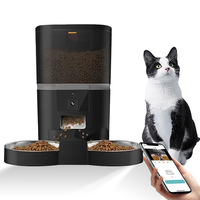 4L 6L WiFi Automatic Cats Feeder With Camera Video Two Pet Cat and Dog Feeding Dogs Food Dispenser Pet Smart Voice RecorderAuto