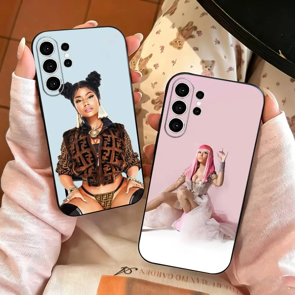 Nicki Minaj Rapper  Phone Case Black Silicone Soft For Samsung S26,S25,S24,S23,S22,S21,S30,Ultra,Plus,Fe,Lite