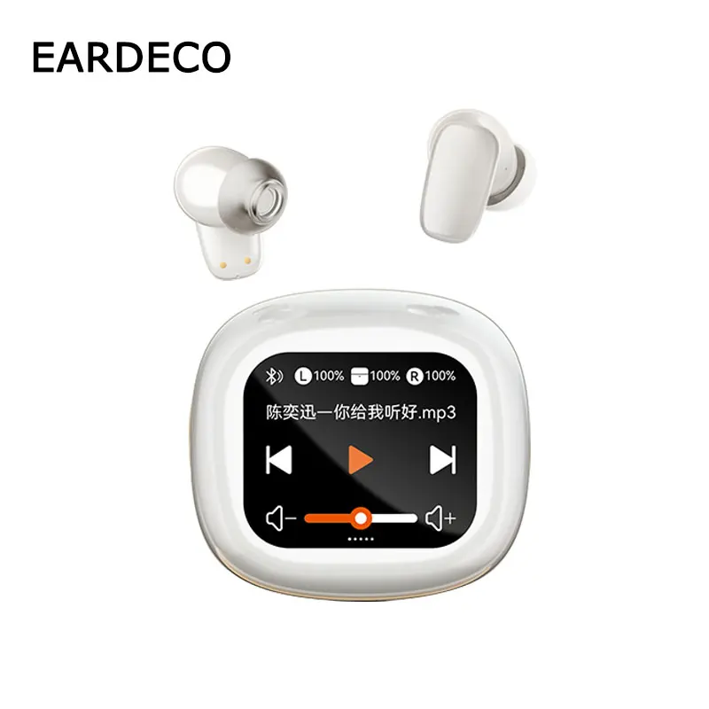 EARDECO ANC TWS Bluetooth Earphones Wireless Active Noise Cancelling Wireless Headphones Stereo Sound Gaming Headset Earbuds