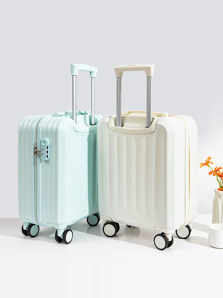 

Чемодан для ручной клади, маленькая дорожная сумка с паролем и тягой, легкий модный материал из АБС-пластика + ПК для мужчин и женщин...