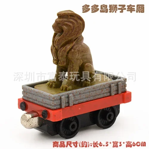 Alloy Magnetic Thomas and Friends Train Diecast 1:43 Locomotive Railway Carriage Christmas Duck Cow Cake Toys for Boys Children