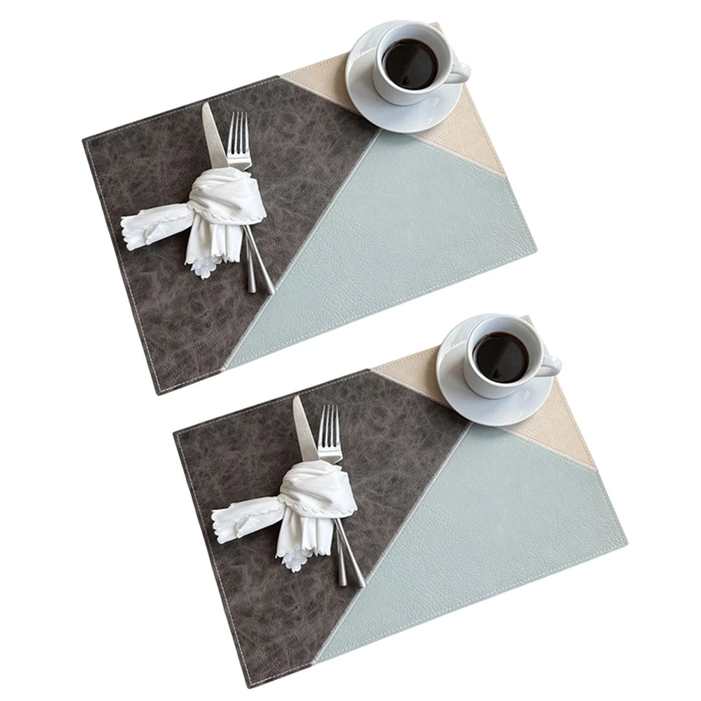 Dining Experience Leather Placemats Heat Resistant Table Mats 18 12 Inch Scratch Resistant Mats Stain Resistant Mats