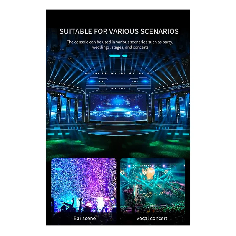 Rozdzielacz sygnału DMX512 ABZZ-6 kanałów, wzmacniacz sygnału standardowy 3-pinowy, sterowanie oświetleniem scenicznym DJ Disco