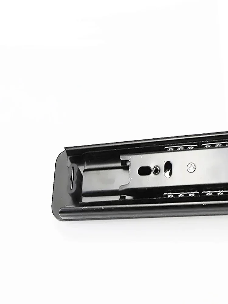 Imagem -04 - Bandeja de Teclado Grande Preta sob a Mesa Puxe com Braçadeira Extra Resistente Sistema de Montagem Plataforma Deslizante Gaveta do Computador para o tipo