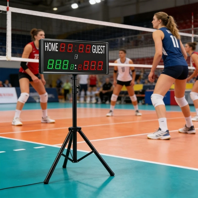 

Strong Metal Scoring Panel With 40ft Wireless Function And Clear Two Color LED Screen