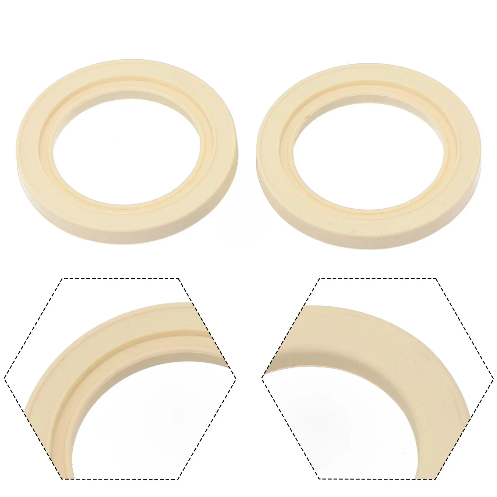 2pcs Silicone Rings For Breville Silicone Group Head Gasket Seal O-Ring Espresso Coffee Machine 72mm OD 50mm ID Coffee Small Kit