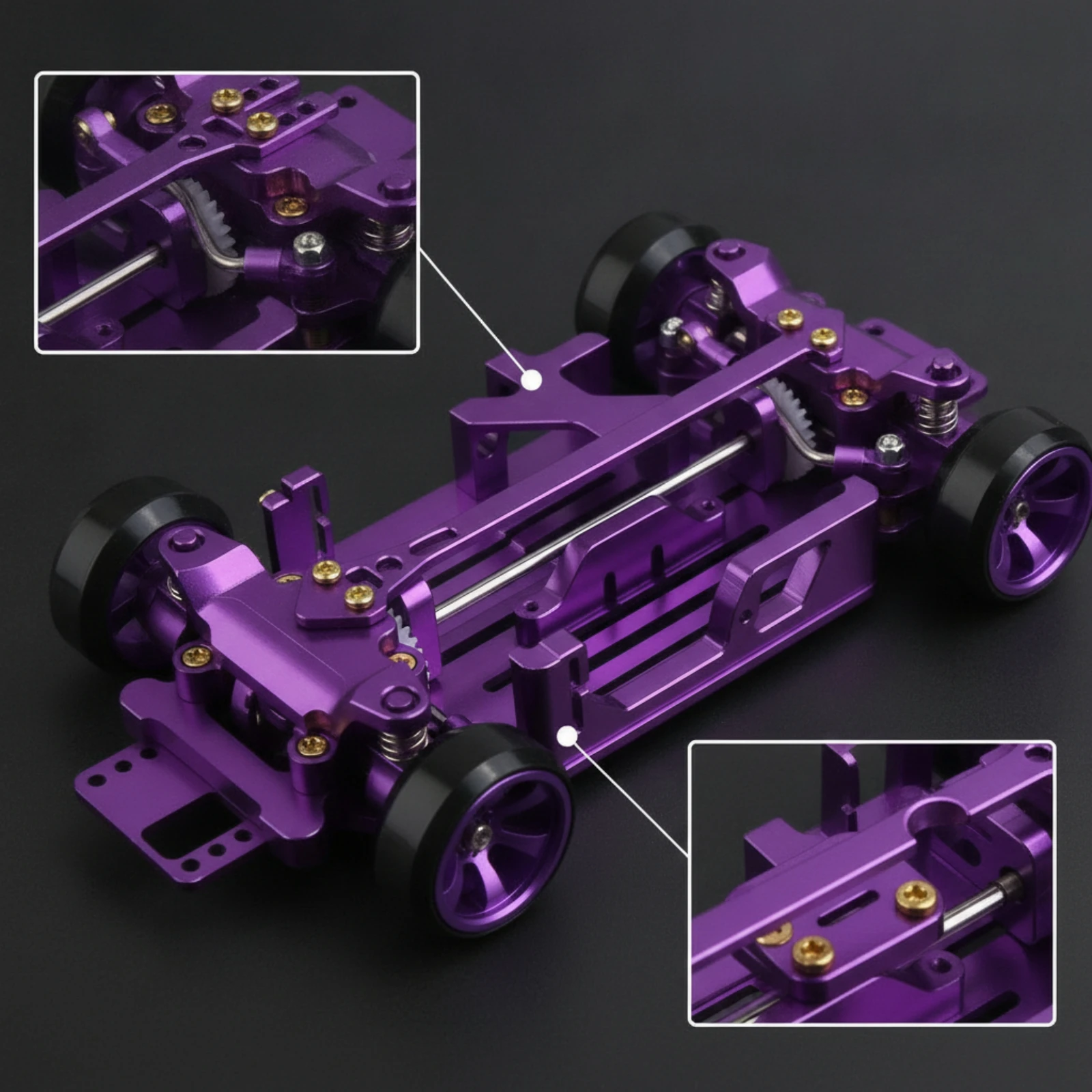 1/28 Scale Chassis Kit CNC-Mac - Rc Hobby Usa 评论和价格