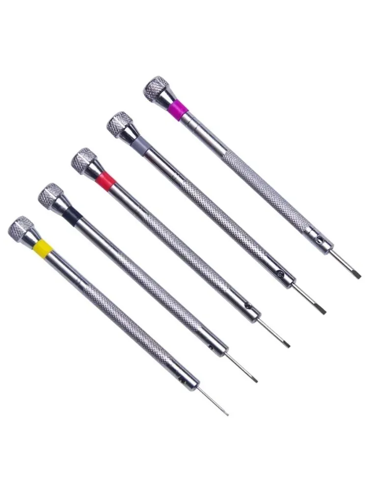 Tournevis en acier de 0.8 à 1.6mm pour la réparation de montres, outils de montre portables, retrait de bande avec Mini broches de liaison, outils d'horloger