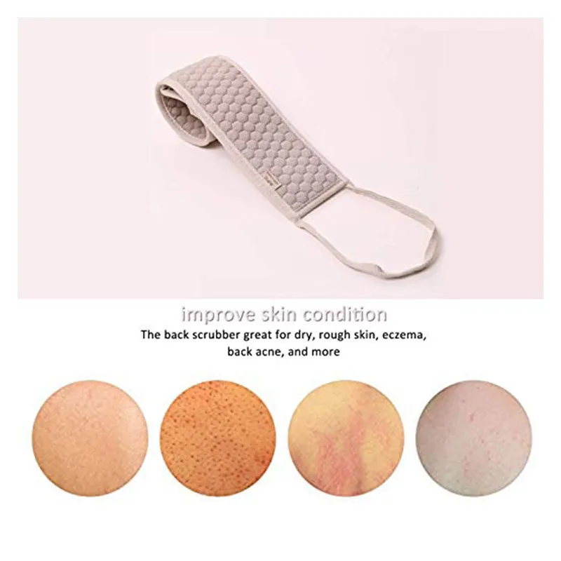 Exfoliate back scrubber deep cleanses activate skin scrub back massage
