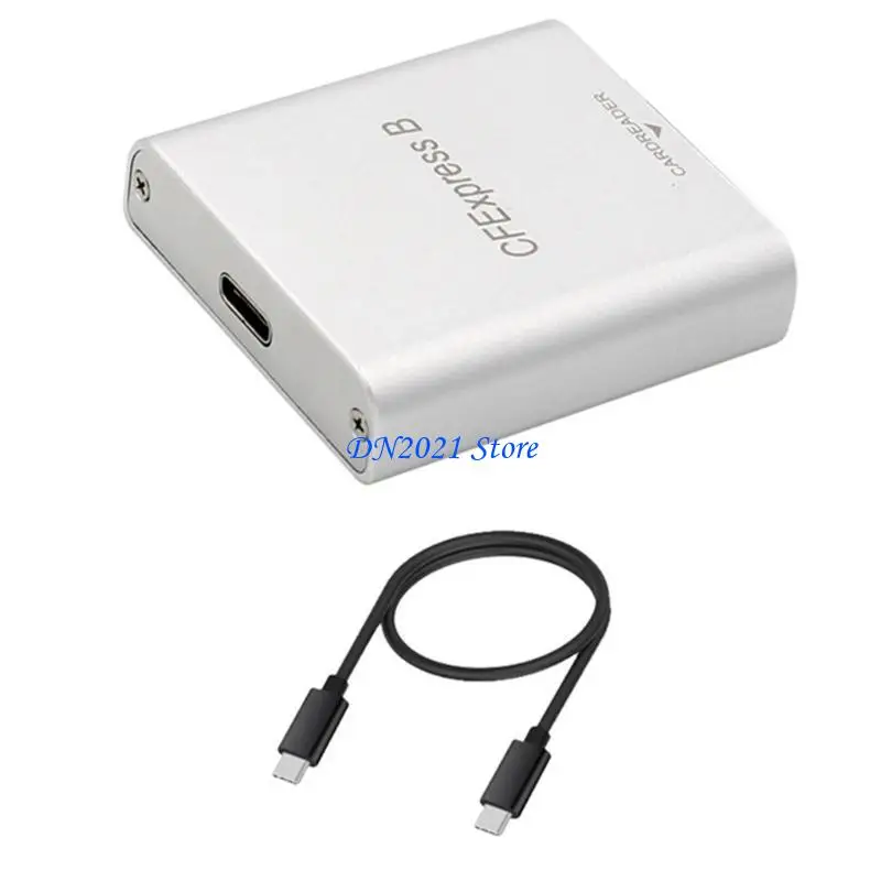 F3KE CFexpressType B Card Reader USB 3.1 Gen2 10Gbps Portable Aluminum CFReader