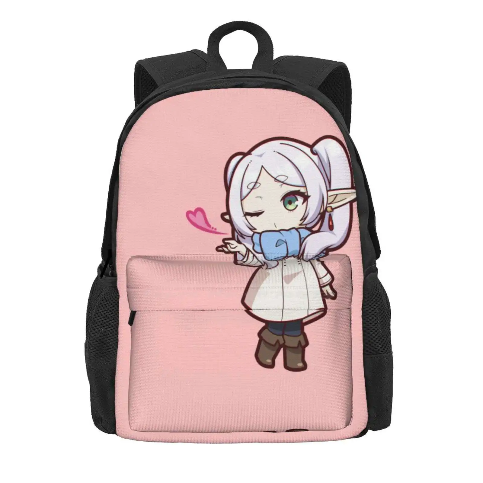 Frieren-Flying Kd'appareils Cartable Sac à Dos, Sacs à la Mode, Sousou No Frieren Chibi Mage Elf, Vente Chaude