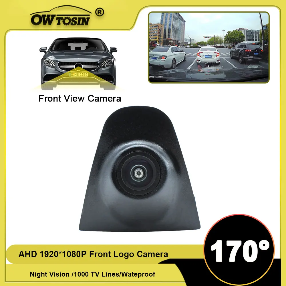 HD Fisheye AHD 1920*1080P 170° Front Logo View Camera For Honda Accord CV1 CV2 2018 2019 2020 2021 Vehicle Parking Car Camera