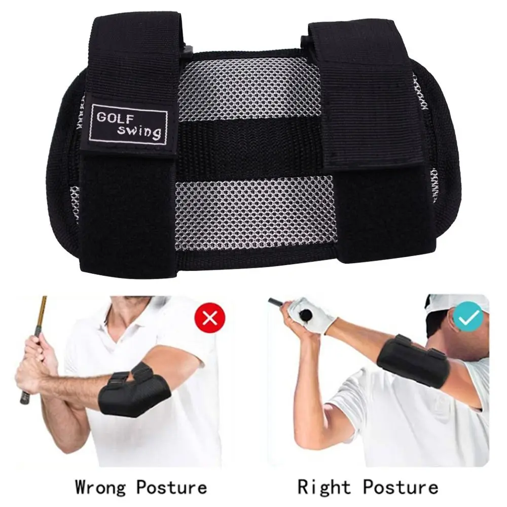 Durable Fixing Strap Swing Trainer Arm Bending Alarm Golf Swing Aid Elbow Brace Corrector Golf Training Corrector