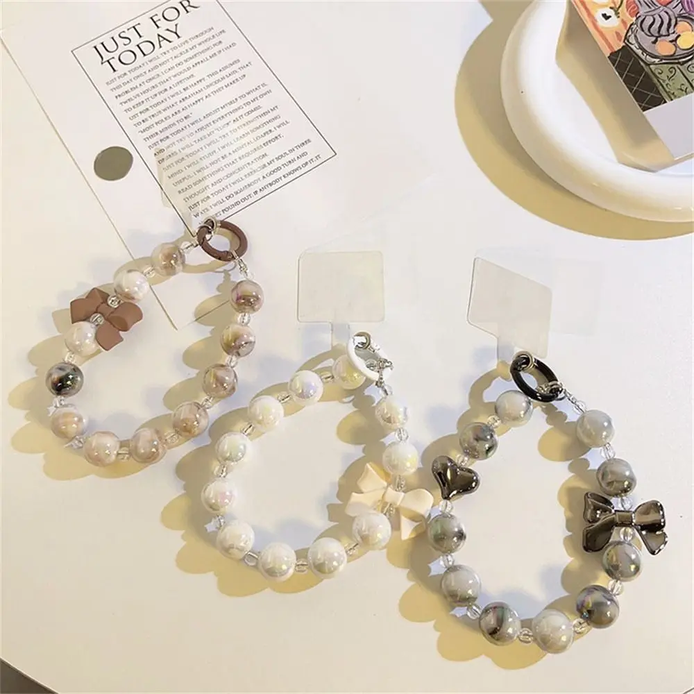 الكرتون الدب الهاتف المحمول الحبل نمط قصير مكافحة سقوط الخرز سلسلة الهاتف شريط للرسغ الحب الخرز الهاتف المحمول حزام الأشرطة والمجوهرات #4