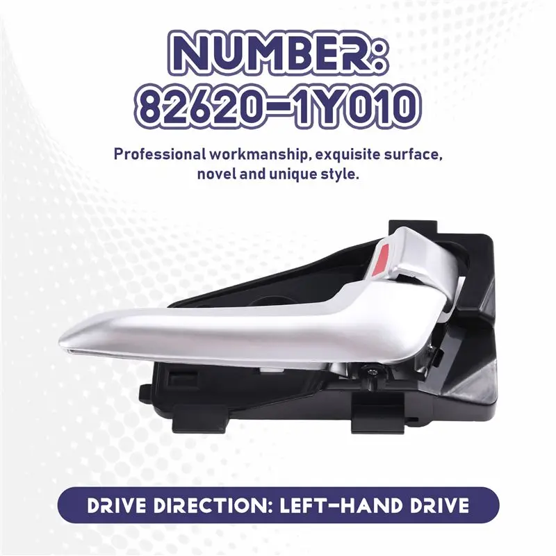AC52-For KIA Picanto Morning 2011 2012 2013 2014 2015 2016 Inside Car Door Handle Right Front 82620-1Y010