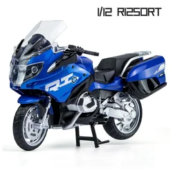 1:12 BMW R1250 RT Alloy Sports Motorcycle Model Diecast Metal Toy Travel Street Motorcycle Model Simulation Collection Kids Gift