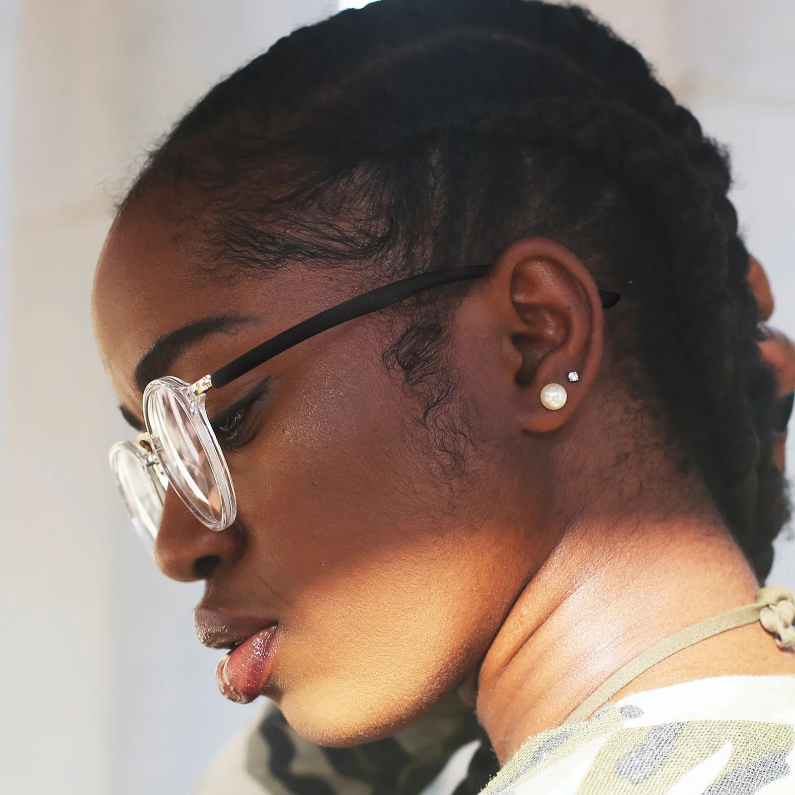 1Pair Universal Glasses Replacement Temples Silicone Titanium Eyeglasses Arm Legs Repair Kit Lightweight Strong Scratch