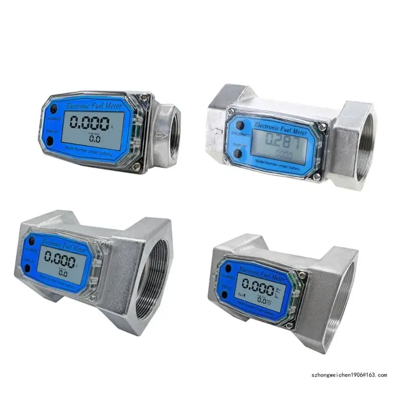 

28GF 1in/2in/2.5in/3in Electronic Meter LCD Digital Display Liquid Meter Flowmeter for Diesel-