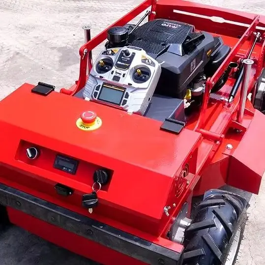 

Индивидуальная четырехколесная газонокосилка с дистанционным управлением, газонокосилка шириной резки 600 мм.