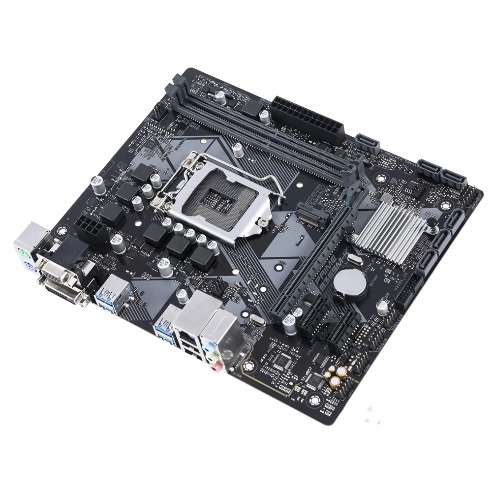 Used PRIME B365M-K Desktop Motherboard B365 Socket LGA 1151 For i3 i5 i7 DDR4 32GB USB3.0 DVI Micro ATX