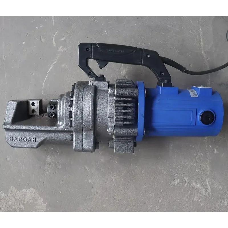 Tagliatrice elettrica portatile per tondo per cemento armato con taglierina per barre d'acciaio