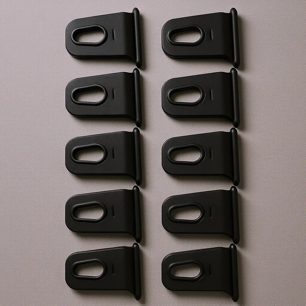 10Pcs Rv Awning Hook Ring Plastic Motor Caravan Automatic Roll Out Awning Scooter Strip Channel Replacement Hooks