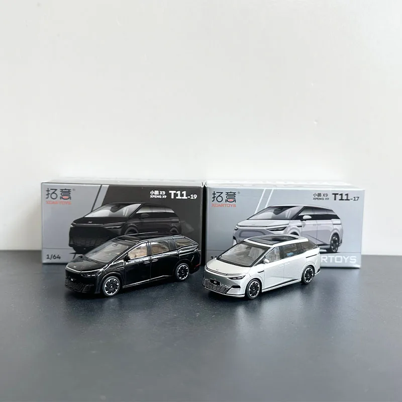 

Diecast Original 1:64 Scale XPeng X9 Simulation Alloy Car Model Static Display Collectible Toy Gift Souvenir Decoration
