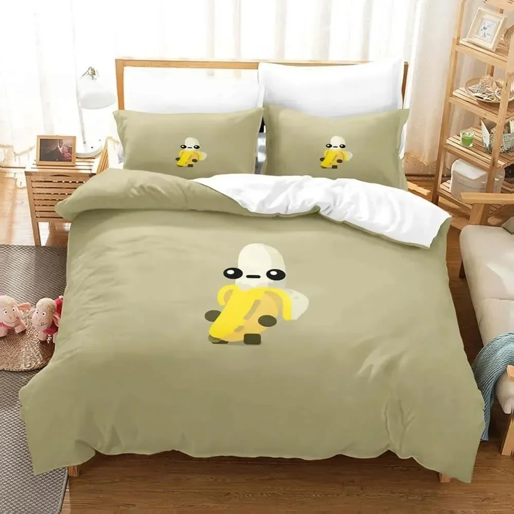 

3D Kawaii Game Boomerang Fu Bedding Set Single Twin Full Queen King Size Bed Set Adult Kid Bedroom Duvet cover Sets Home Textile