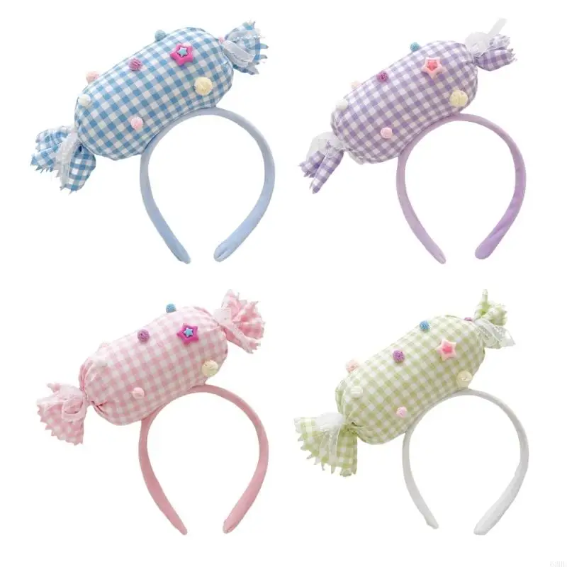 63HE Minimalists Styling Headdres Baby Girls Headwear Fashion Personality Headbands