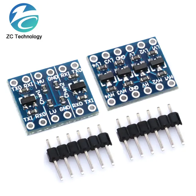 1 / 5 / 10 sztuk 2 Way / 4 kanałowy Modul IIC I2C konwerter poziomów logicznych pokładzie dwukierunkowy moduł 5V do 3.3V dla Arduino