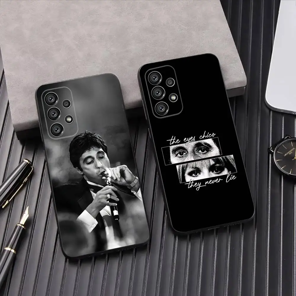 

Film S-Scarface 1983 Phone Case For Samsung Galaxy A13,A21s,A22,A31,A32,A52,A53,A71,A80,A91 Soft Black Shell